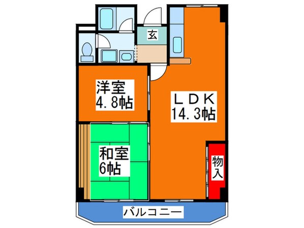 美幸マンションの物件間取画像